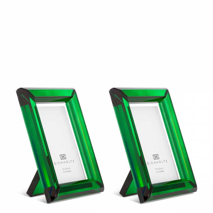   Set de 2 rame foto Theory S din sticlă verde cristal 117975 EICHHOLTZ [1]