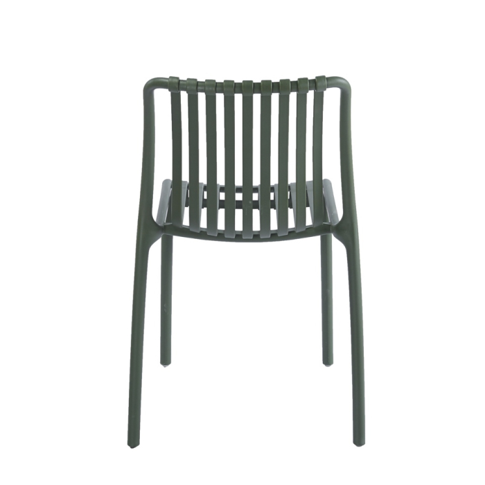 Set de 2 Scaune Strips UV 40x40x78 cm, Plastic Verde - King Home [4]