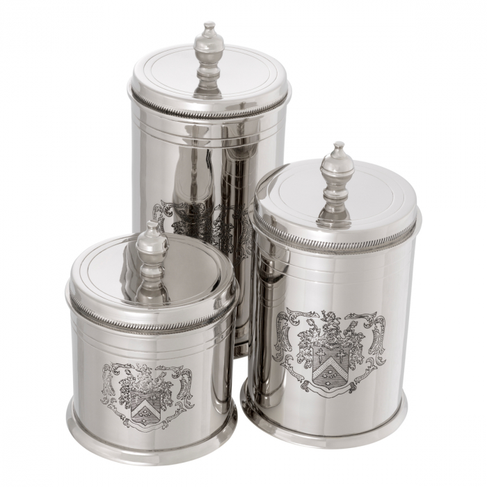   Set de 3 cutii Gaston cu finisaj nichel 103994 EICHHOLTZ [3]