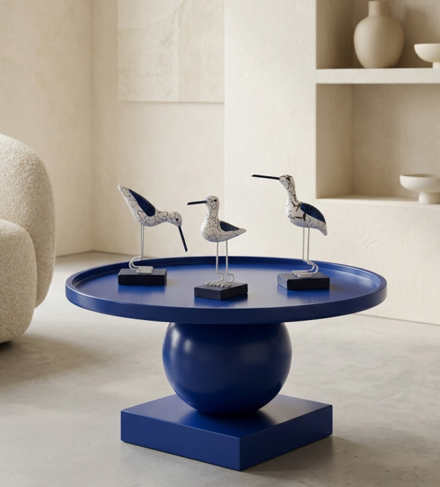 Set de 3 Decoraţiuni Marino, Alb, Albastru - SHP [3]