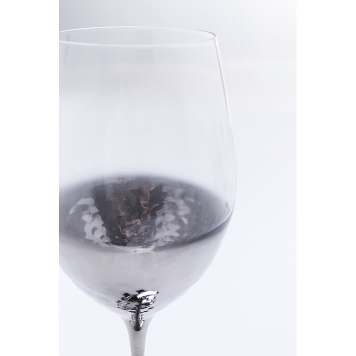 Set de 4 Pahare pentru Vin Roșu Night Sky 400 9,2x9,2x24 cm, Sticlă Argintiu Lucios - Kare Design [3]