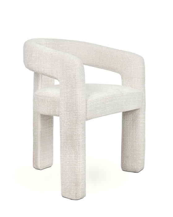 Set de 6 Scaune Logan 61x54x76 cm, Alb - MaMaison [4]