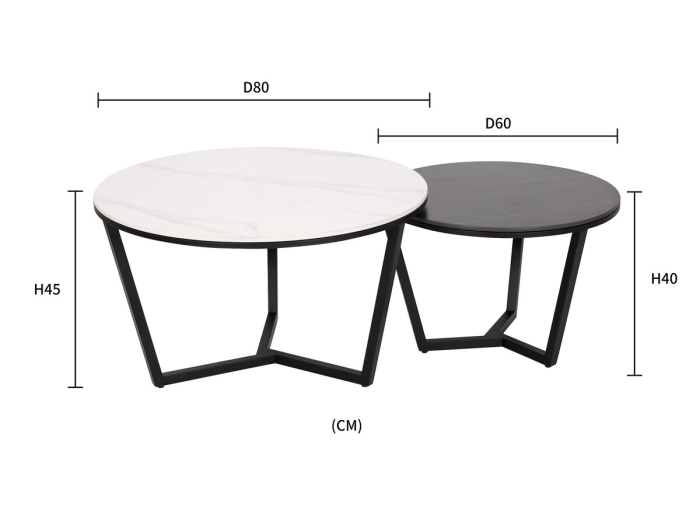 Set de măsuțe de cafea Livin Hill M66 - COMAD [3]