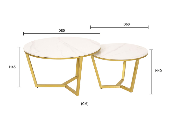 Set de măsuțe de cafea Livin Hill M67 - COMAD [2]