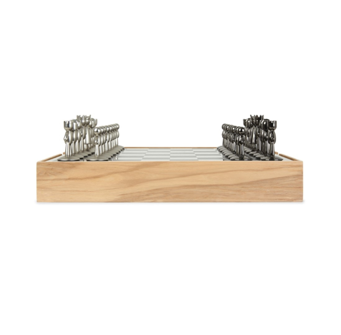 Set de Șah Buddy 36x35x6 cm, Zinc Negru; Grafit Nichel; Titan - Umbra [2]