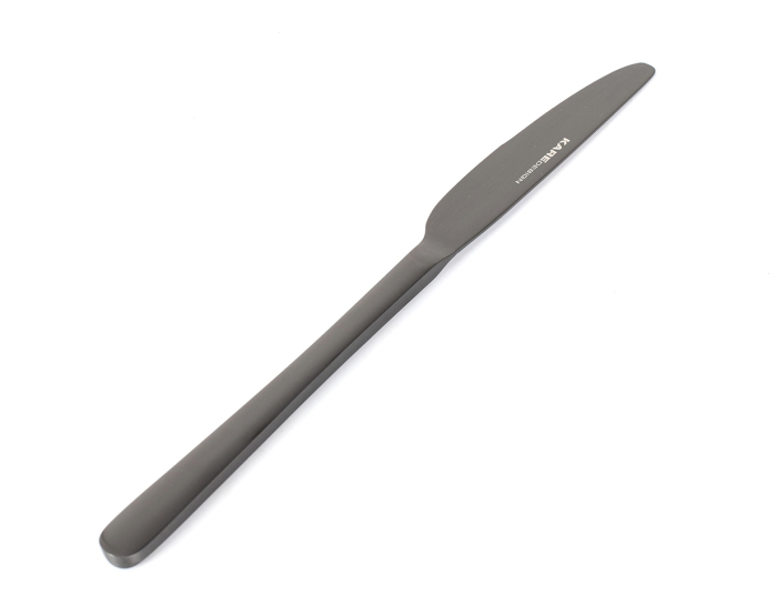 Set de Tacâmuri Gloria Matt Black 14,2x25x6 cm, Oțel Inoxidabil Acoperit cu Titan Negru Mat - Kare Design [4]