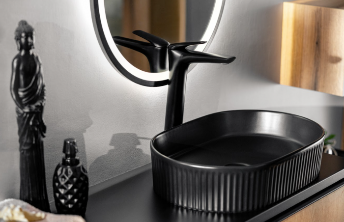 SET MASCA +LAVOAR SI BLAT NOVA BLACK 60 CM [4]