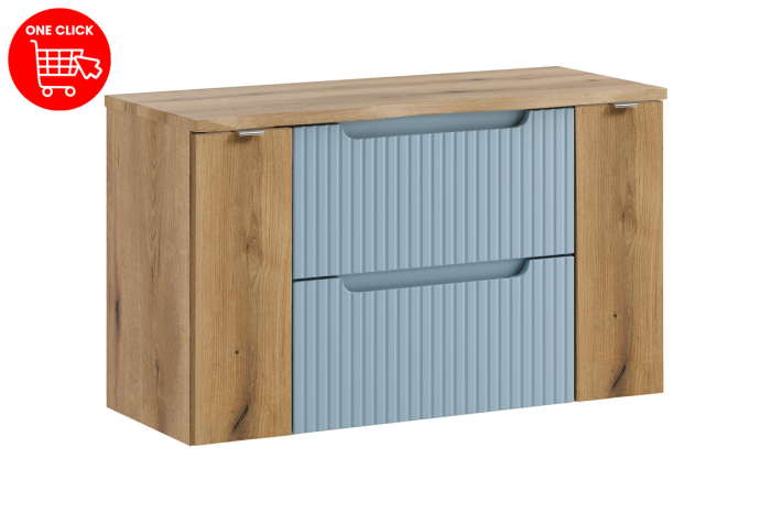 Set Mobilier Baie Nova Denim 100 cm, cu Blat, Denim - COMAD [2]