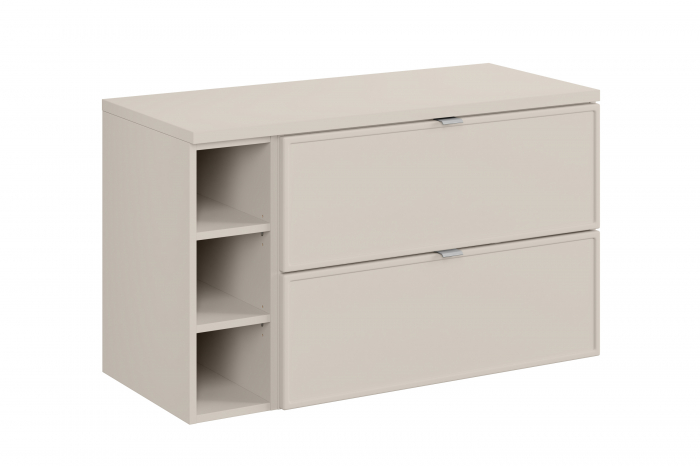 Set mobilier baie 100 cm cu blat Bella Cashmere COMAD [1]