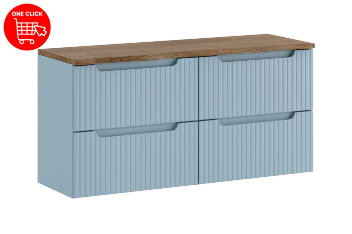 Set Mobilier Nova Denim 120 cm, cu blat, Denim - COMAD [2]