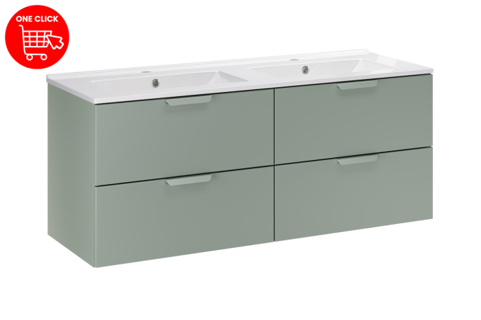 Set mobilier 120 cm cu lavoar pentru mobilier Lava Aster Green COMAD SET-ASG 120CM LAVA [2]