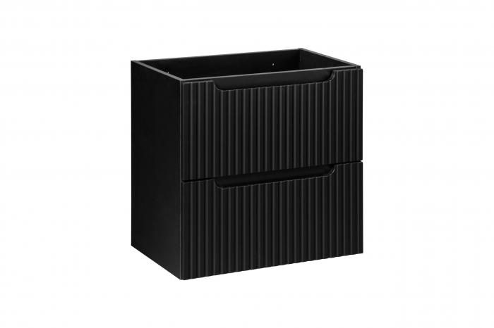 Set mobilier baie 120cm cu blat și 2 lavoare Beyond Nova Black [2]