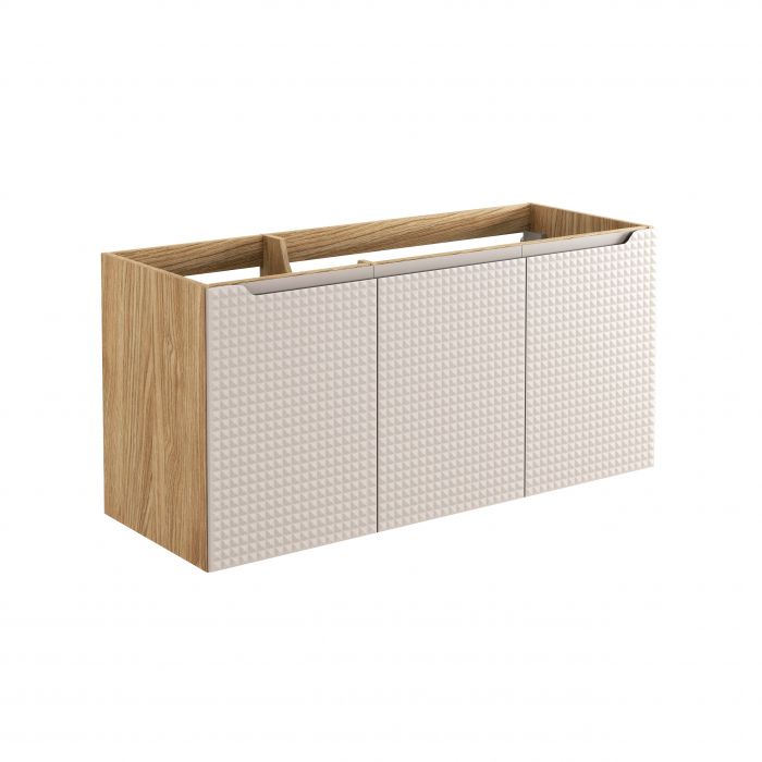 Set mobilier baie 120cm cu blat Luxor Bej [2]