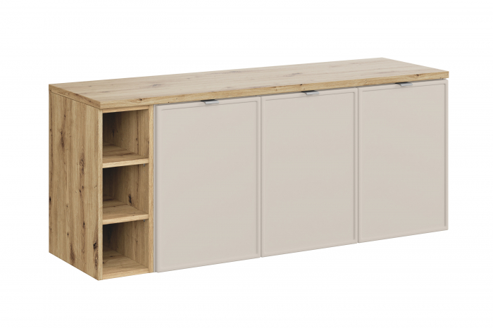 Set mobilier baie 140 cm Bella Cashmere cu blat, COMAD [1]