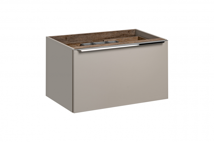 Set mobilier baie 160cm cu blat și 2 lavoare Smile Santa Fe Taupe [2]