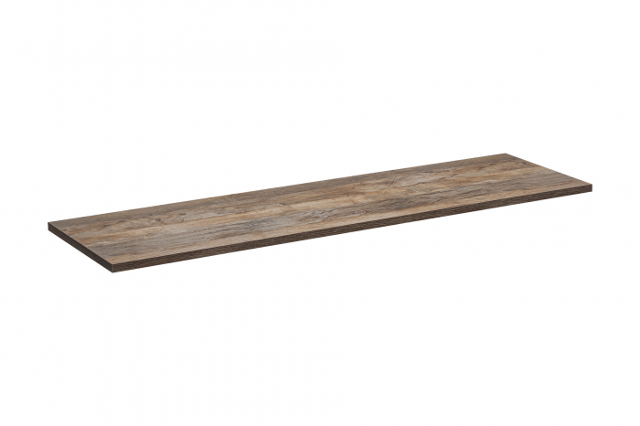 Set mobilier baie 160cm cu blat și 2 lavoare Smile Santa Fe Taupe [3]