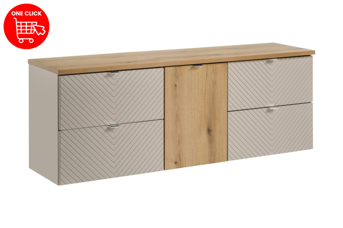 Set mobilier 160cm cu blat Viva Cashmere COMAD SET-VIC B OAK 160CM S [2]