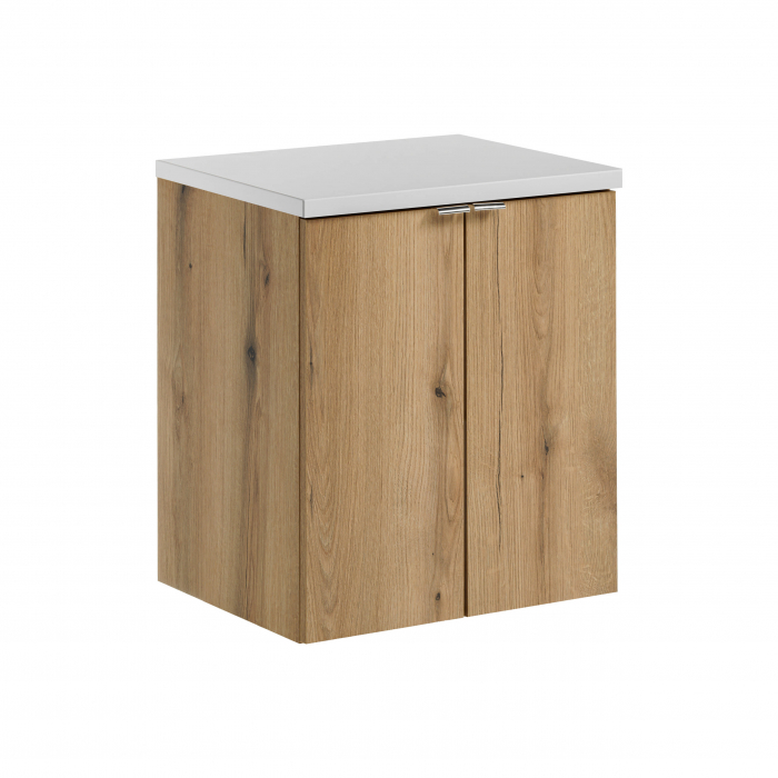 Set mobilier baie 50cm cu blat Nova Oak [1]