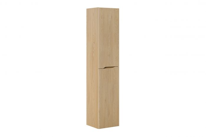 Set mobilier baie 60 cm, finisaj Nordic Cremona, cu blat si lavoar pe blat baie River, cu dulap inalt baie COMAD [5]