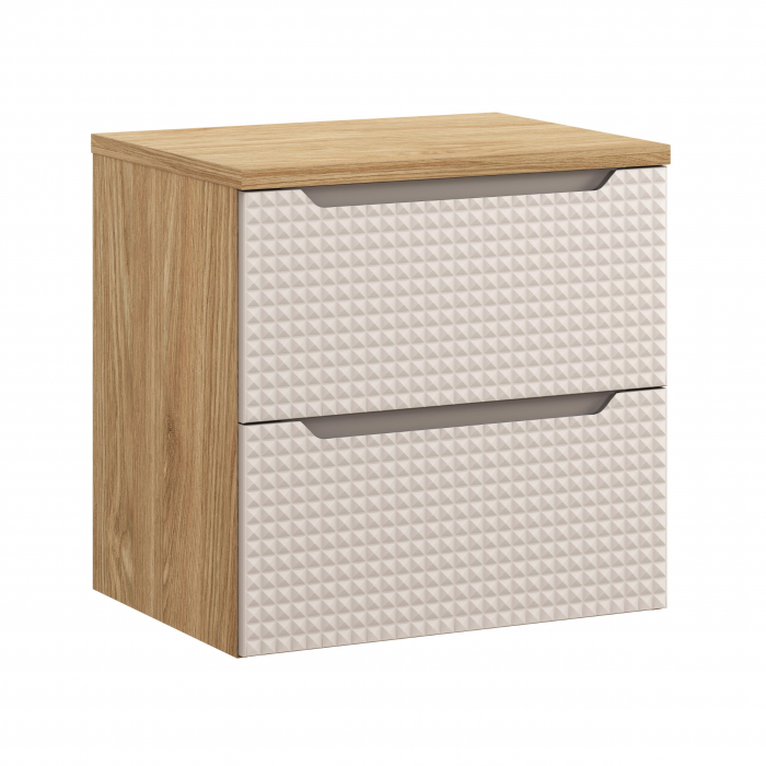 Set mobilier baie 60 cm Luxor Bej cu blat COMAD [1]