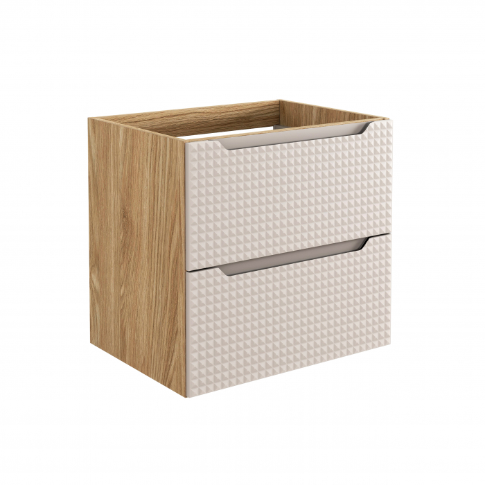 Set mobilier baie 60cm cu dulap lavoar SKY Luxor Beige [2]