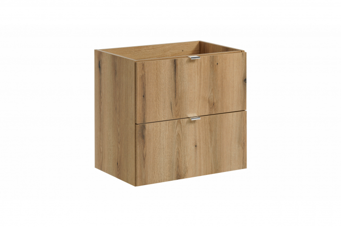Set mobilier baie 60cm cu blat și lavoar Wiki Nova Stejar [2]