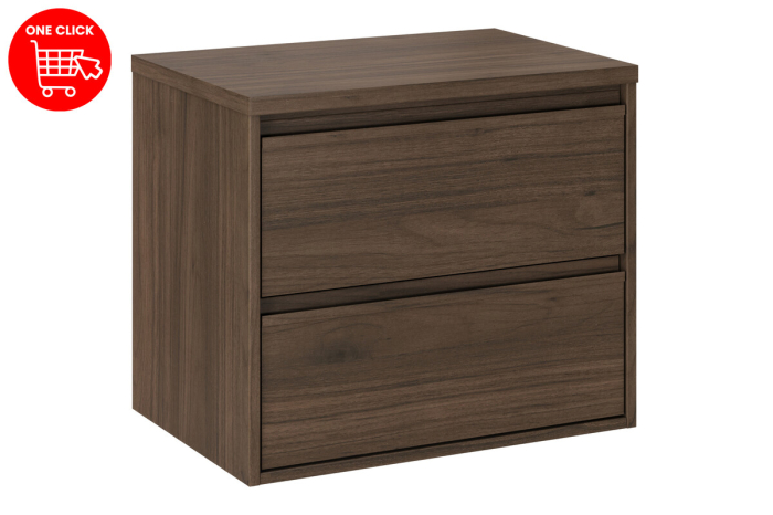 Set Mobilier Viola Villa 60 cm, cu blat, Nuc Villa - COMAD [2]