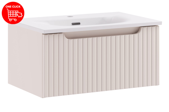 Set mobilier 60cm cu lavoar încorporat SKY Nova Cashmere COMAD SET-NOC 60CM 1S SKY 3 [2]