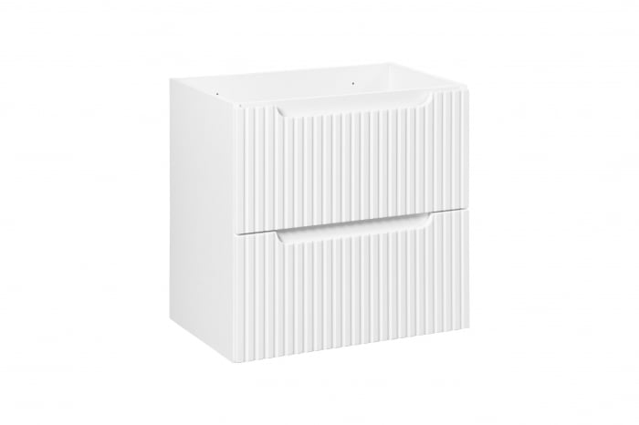 Set mobilier baie 60cm cu lavoar pe blat Nova White [2]
