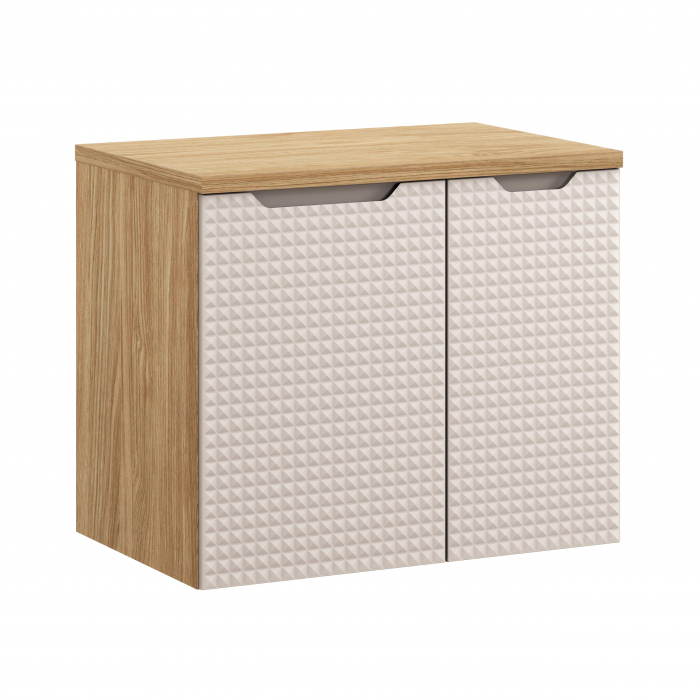 Set mobilier baie 70cm cu blat Luxor Bej [1]