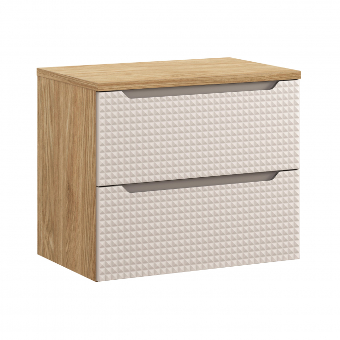 Set mobilier baie 70cm cu blat Luxor Bej [1]