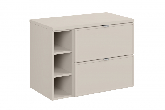 Set mobilier baie 80 cm, cu blat Bella Cashmere, COMAD [1]