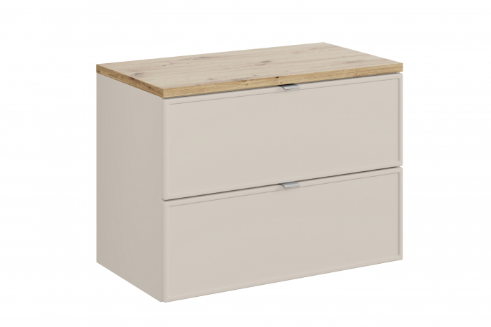Set mobilier baie 80 cm cu blat Bella Cashmere, COMAD [1]