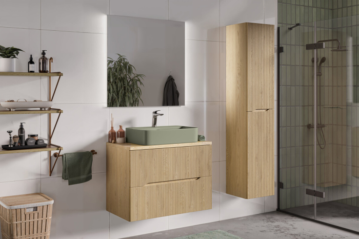 Set mobilier 80cm cu blat Nordic Cremona COMAD SET-NC B NAT CREMONA 80CM [4]