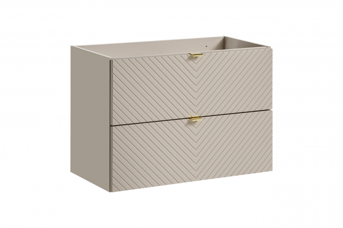 Set mobilier baie 80cm cu blat și lavoar Lola Viva Cashmere [2]