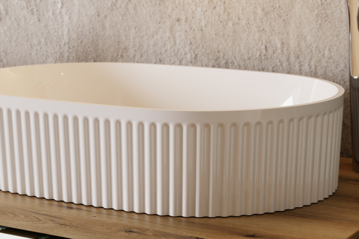 Set Mobilier Nova Coast Evoke 80 cm, cu blat și lavoar pe blat Beyond, Stejar - COMAD [8]