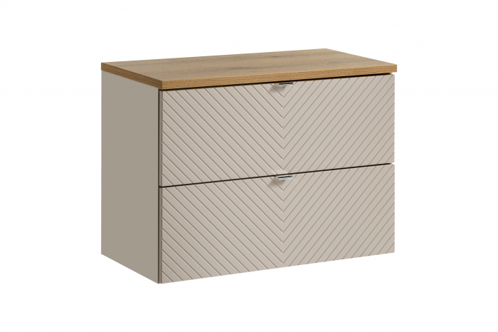 Mobilier baie 80cm Viva Cashmere cu blat COMAD [1]
