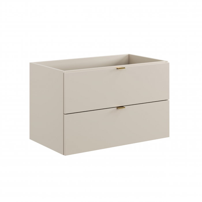 Set mobilier baie 80cm cu blat și dulap înalt Dalia Cashmere [2]