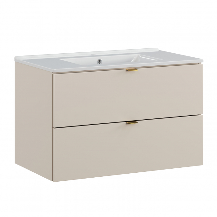 Set mobilier baie 80cm cu lavoar Dalia Cashmere [1]