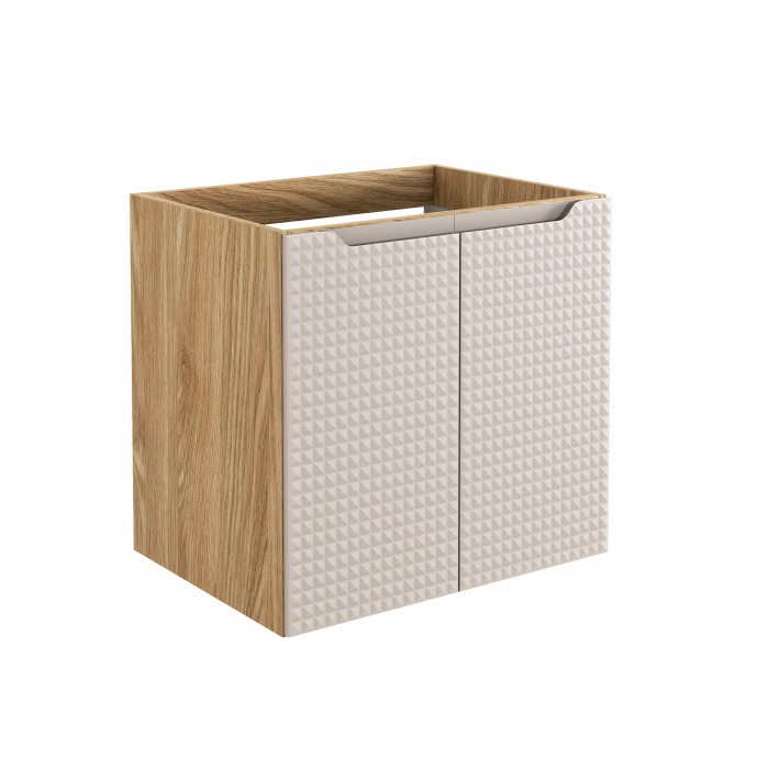 Set mobilier baie 60cm cu blat Luxor Bej [2]