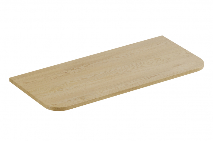 Set mobilier baie 100 cm cu blat si lavoar pe blat Lena Ovalia Cremona COMAD [3]