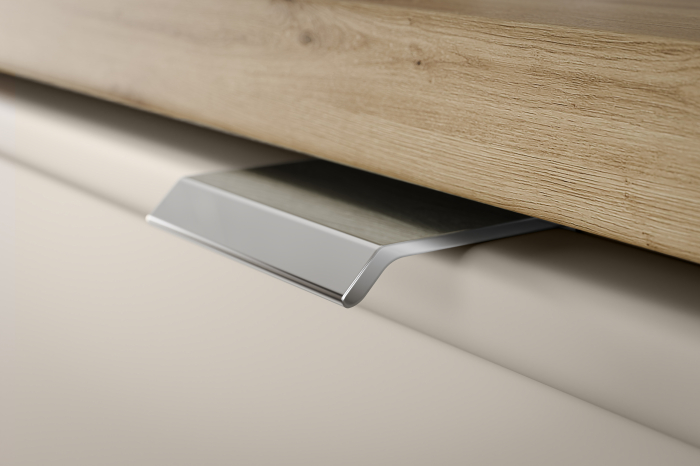 Set mobilier baie 120 cm, cu blat, finisaj Bella Cashmere, COMAD [9]