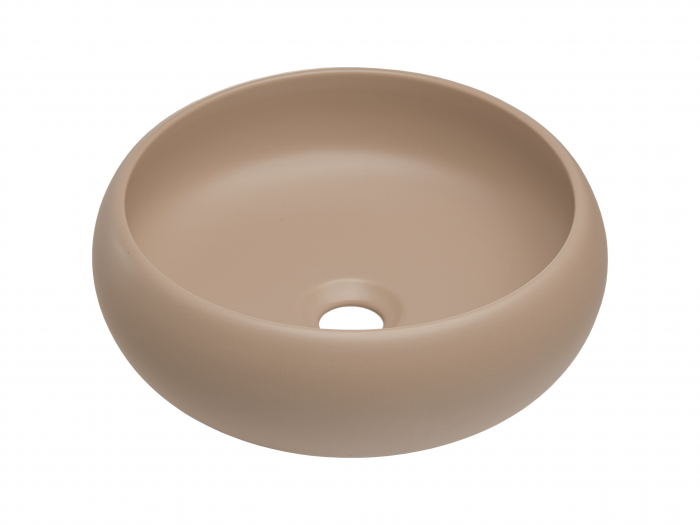 Set mobilier baie 120 cm Sand cu blat si 2 lavoare pe blat Wiki Donna, COMAD [4]