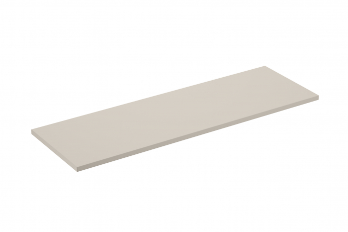 Set mobilier baie 140 cm, finisaj Cashmere, cu blat si lavoar pe blat Nika Bella – COMAD [3]