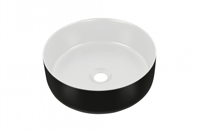 Set mobilier baie 140 cm Bella Cashmere cu blat, doua lavoare pe blat Simple si dulap inalt baie COMAD [4]