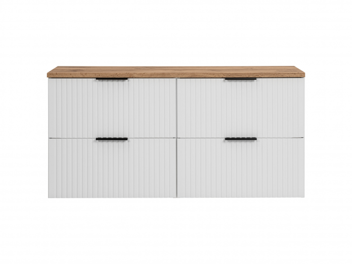 SET MOBILIER BAIE ADEL WHITE 120 CM ADW B - COMAD [3]