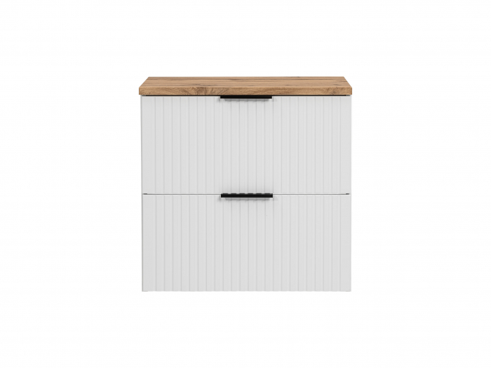 MASCA + BLAT ADEL WHITE 60 CM, MDF RIFLAT - COMAD [2]