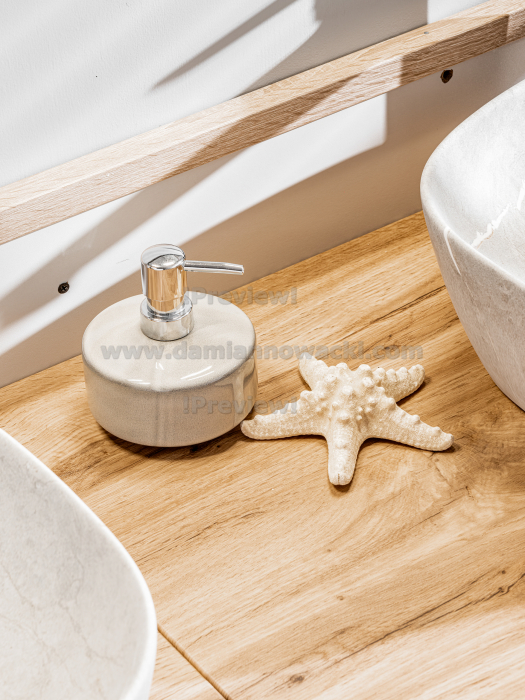 SET MOBILIER BAIE ADEL WHITE 80 CM, CU DULAP, MDF RIFLAT, CULOARE ALB, COMAD [5]