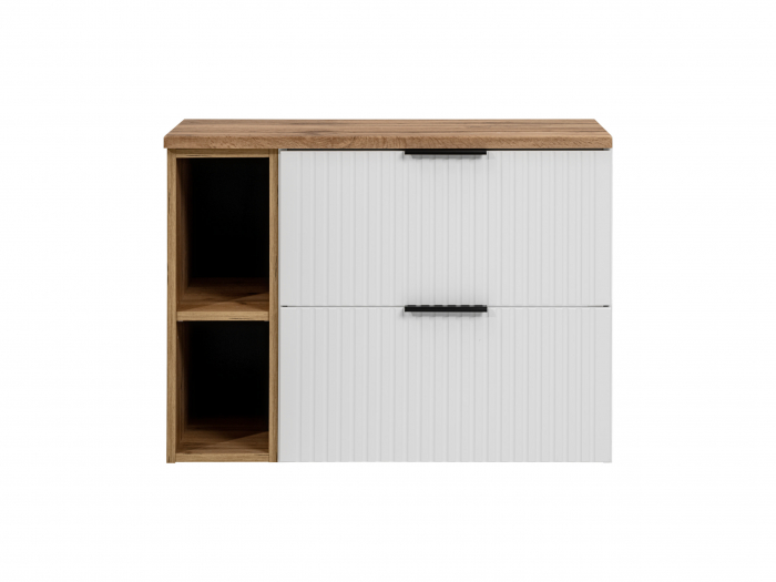 MASCA + BLAT CU SERTARE ADEL WHITE 80 CM, MDF RIFLAT COMAD [2]