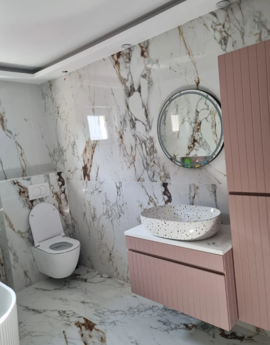 MASCA + BLAT + LAVOAR APLICAT ICONIC ROSE 80 CM MDF RIFLAT [5]